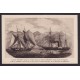TIERRA DEL FUEGO EL HMS VIRAGO Y EL ELIZA CORNISH ANTIGUA TARJETA POSTAL